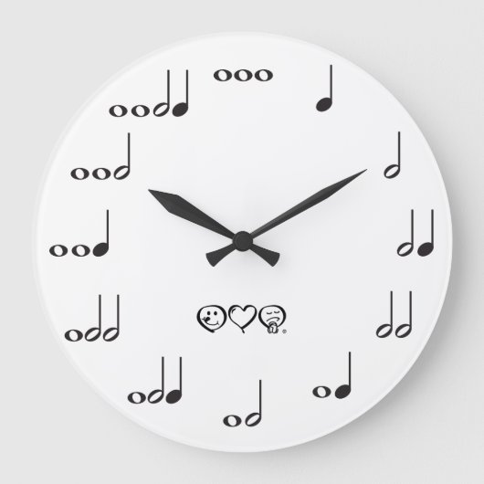 Grande Horloge Ronde Notes musicales (Recto)