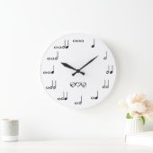 Grande Horloge Ronde Notes musicales (Maison)