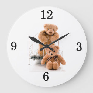 Grande Horloge Ronde Nounours