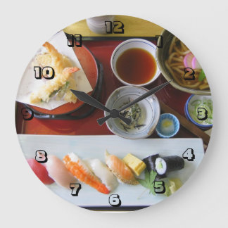 Grande Horloge Ronde Nourriture japonaise