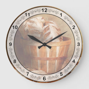 Grande Horloge Ronde Nourriture - Pain - Votre pain quotidien