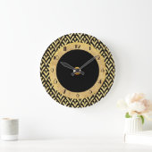 Grande Horloge Ronde Nouveau Style Art Déco Circulaire (Maison)