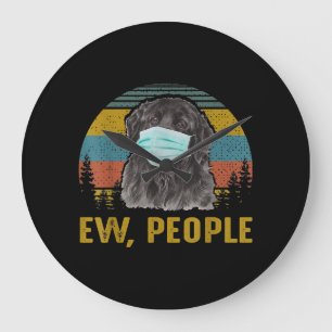 Grande Horloge Ronde Nouvelles personnes Vintage Retro Newfoundland D