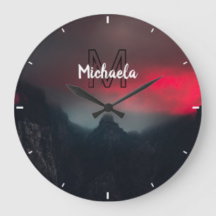 Grande Horloge Ronde Nuages brûlants, brouillard et monographie des mon