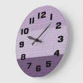 Grande Horloge Ronde Nuances de pourpre (Angle)