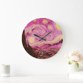 Grande Horloge Ronde Nuit étoilée par Vincent Van Gogh (Maison)