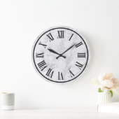 Grande Horloge Ronde Numéros romains (Maison)