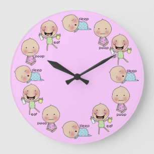 Grande Horloge Ronde Nursery Clock