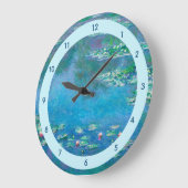 Grande Horloge Ronde Nymphes, Claude Monet (Angle)