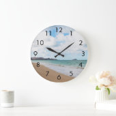 Grande Horloge Ronde Oahu Hawaii Ocean Waves & Beach (Maison)