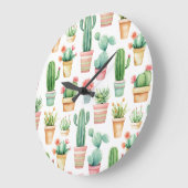 Grande Horloge Ronde Oasis du désert (Angle)