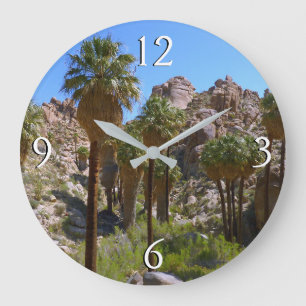 Grande Horloge Ronde Oasis Lost Palms I dans le parc national de Joshua