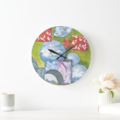 Grande Horloge Ronde Observance Folk Art par AnyaC (Maison)
