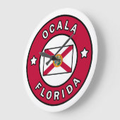 Grande Horloge Ronde Ocala Floride (Angle)