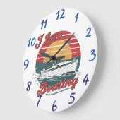Grande Horloge Ronde Ocean Love Boating (Angle)