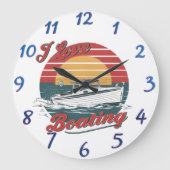 Grande Horloge Ronde Ocean Love Boating (Recto)
