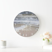 Grande Horloge Ronde Océan, Mer, Vie Plage (Maison)