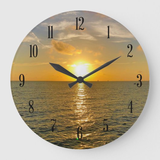 Grande Horloge Ronde Ocean View Sunset (Recto)