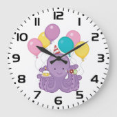 Grande Horloge Ronde Octopus d'anniversaire (Recto)