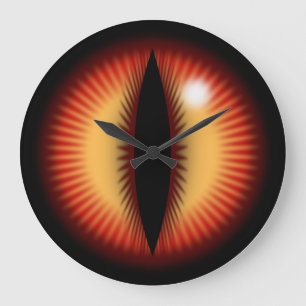 Grande Horloge Ronde Œil de dragon