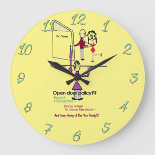 Grande Horloge Ronde Office Fun Clock/Round Large Clock