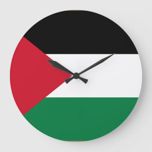 Grande Horloge Ronde officiellement le drapeau de l'État de Palestine