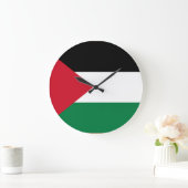 Grande Horloge Ronde officiellement le drapeau de l'État de Palestine (Maison)