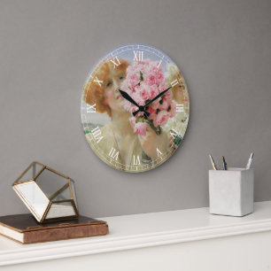Grande Horloge Ronde Offrande d'été par Sir Lawrence Alma-Tadema