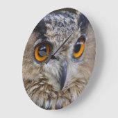 Grande Horloge Ronde Oiseau d'Aigle (Angle)