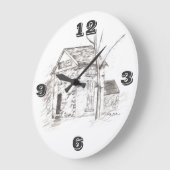 Grande Horloge Ronde OLE TIME Tic Toc (Angle)