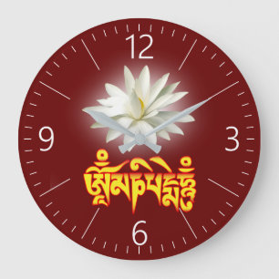 Grande Horloge Ronde Om mani padme hum mantra
