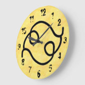 Grande Horloge Ronde Onduleux (Angle)