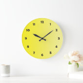 Grande Horloge Ronde ONLY COLOR gradients - lemon + clock face (Maison)