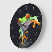 Grande Horloge Ronde Options d'horloge Frog 3 (Angle)