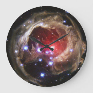 Grande Horloge Ronde Options d'horloges murales d'écho léger