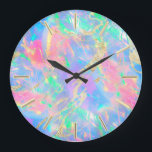 Grande Horloge Ronde Optique holographique FAUX<br><div class="desc">veuillez noter que l'effet holographique n'est pas réel,  mais simplement simulé</div>