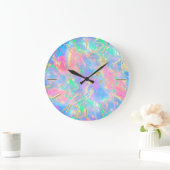 Grande Horloge Ronde Optique holographique FAUX (Maison)