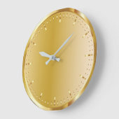 Grande Horloge Ronde Or solide (Angle)