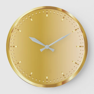 Grande Horloge Ronde Or solide