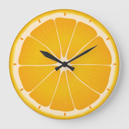 Grande Horloge Ronde Orange Juice Clock (Recto)