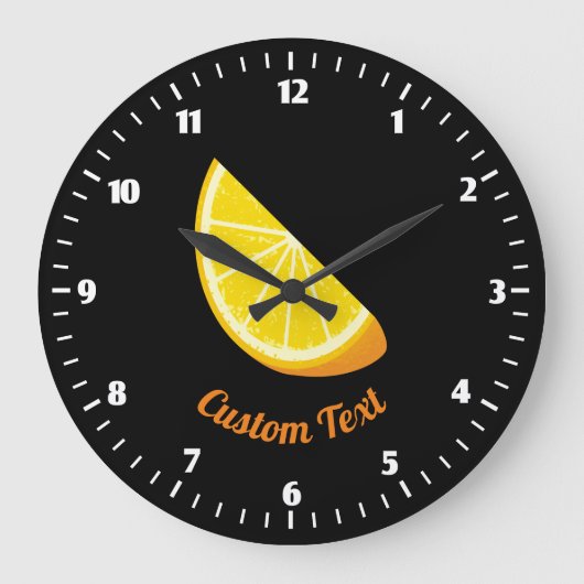 Grande Horloge Ronde Orange Slice (Recto)
