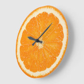 Grande Horloge Ronde orange time (Angle)