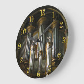Grande Horloge Ronde Orgue parisien 24h/24 (Angle)