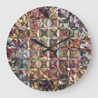 Grande Horloge Ronde Orient, Oriental, Mosaïque,