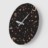 Grande Horloge Ronde Ornements festifs 2 (Angle)