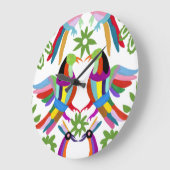 Grande Horloge Ronde Otomi Design III (Angle)