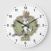 Grande Horloge Ronde Où sont les choses sauvages | Insigne max. (Recto)