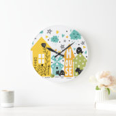 Grande Horloge Ronde Our House (Maison)