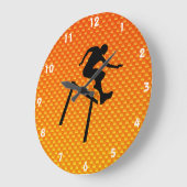 Grande Horloge Ronde Ourdler jaune (Angle)