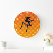 Grande Horloge Ronde Ourdler jaune (Maison)